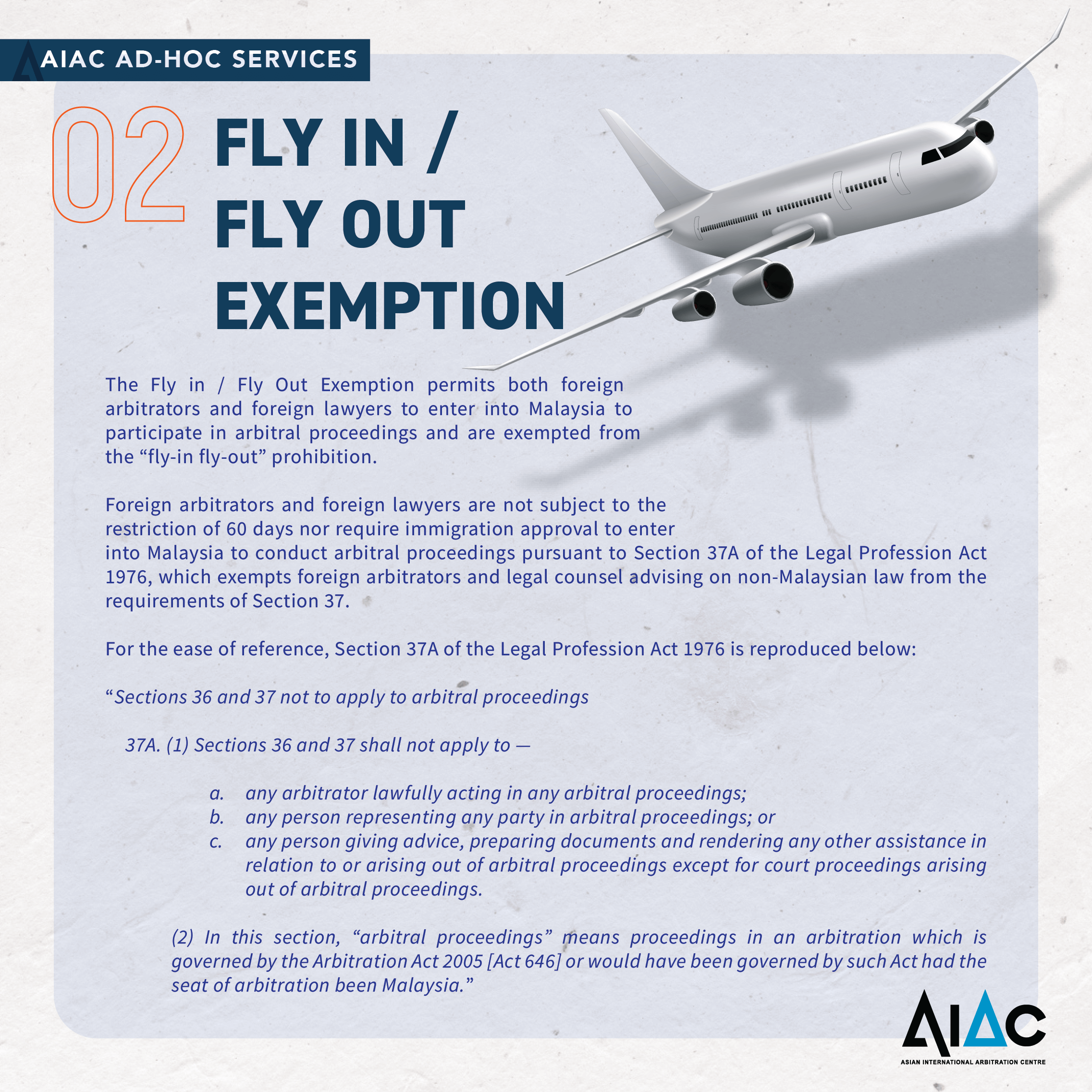 AIAC | AIAC Ad-Hoc Services